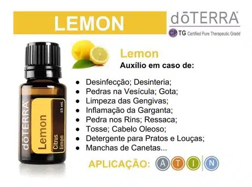Oleo Essencial Doterra Lemon (Limão Siciliano 5ml) - Imagem 2