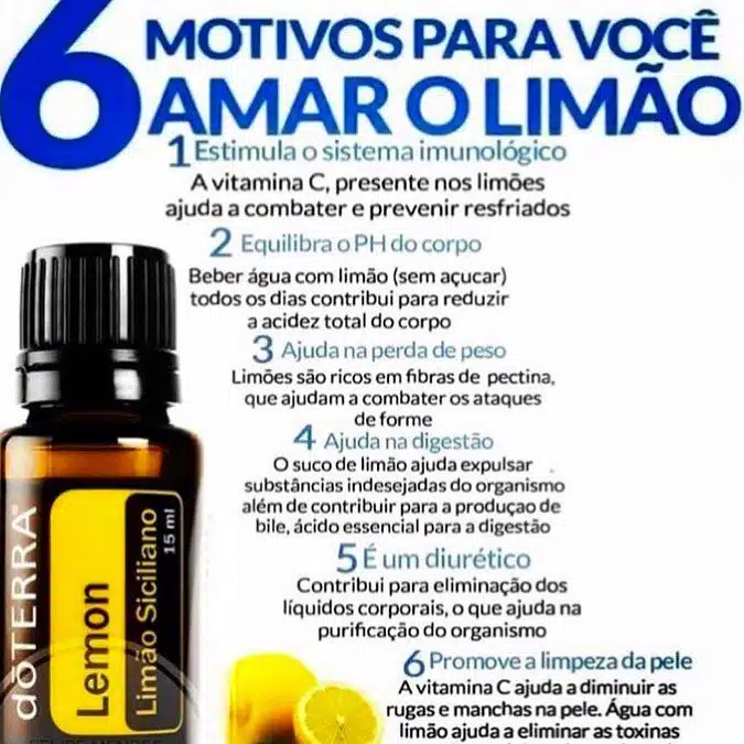 Oleo Essencial Doterra Lemon (Limão Siciliano 5ml) - Imagem 3